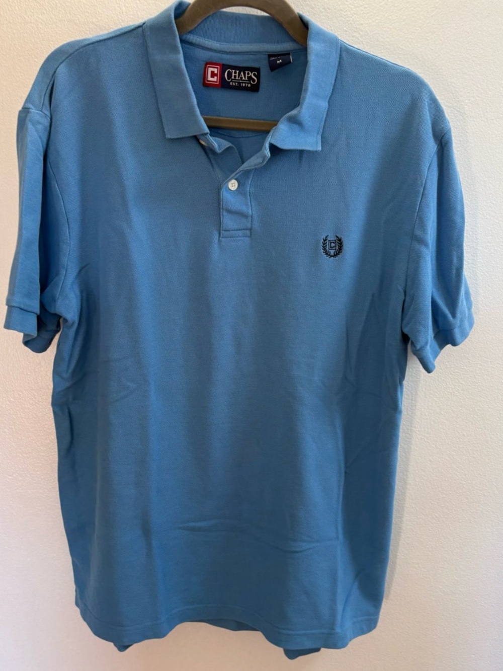 Chaps Blue Polo Shirt M